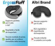 ErgoFluff™ Cuscino Ergonomico da Viaggio